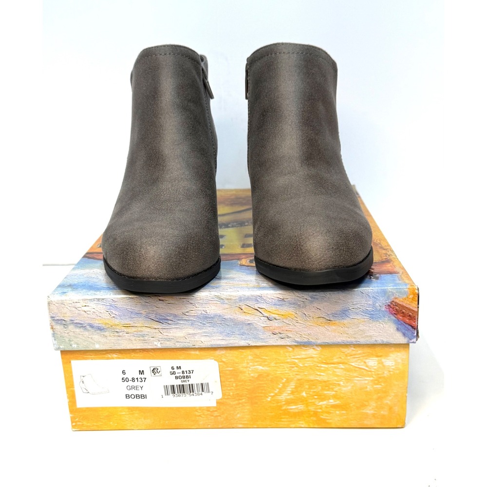 Bella Vita Bobbi Dress Booties Grey Size 6M NWT